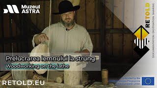 Prelucrarea lemnului la strung  Woodworking on the lathe [upl. by Llatsyrk798]