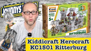 KlemmbausteinBurgbau  Herocraft KC1501 Ritterburg von Kiddicraft [upl. by Ardnot]