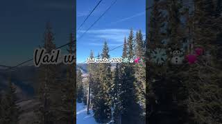 In vail early this winter season ☃️🥰 fypage colorado mountains snowboard ski winter [upl. by Naam]