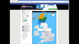 Colour Your Own Postcode Area Map [upl. by Ayrolg]