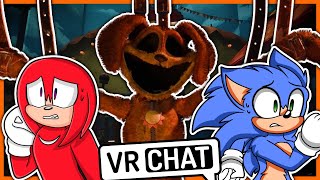 Movie Sonic and Movie Knuckles Meet DogDay In VRCHAT [upl. by Eelyahs]