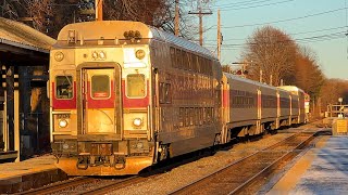 MBTA Commuter Rail on the NewburyportRockport Line  February 2024 [upl. by Eloci]