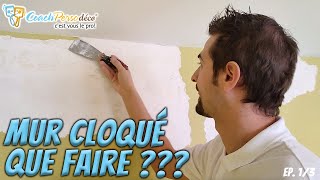 Réparer Un Mur Peint Qui A Cloqué grattage impression et enduit  MASTERCLASS 13 [upl. by Moina582]