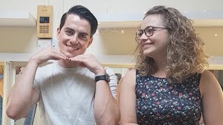 Carrie Hope Fletcher and Oliver Ormson Interview  The Addams Family UK Tour [upl. by Iolenta104]