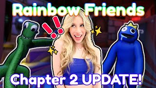 BLIND REACTING to RAINBOW FRIENDS CHAPTER 2 [upl. by Einttirb]