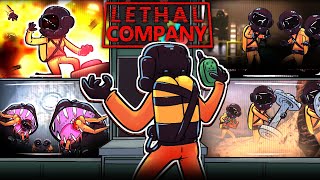 LETHAL COMPANY WITH 20 PLAYERSamp BRUTAL DIFFICULTY MOD [upl. by Siraved]