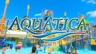 Aquatica Orlando Spring Break 2021 Water Park Florida  Full Walking Tour [upl. by Nalorac]