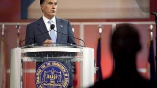 Mitt Romney Booed At NAACP Convention [upl. by Danete]