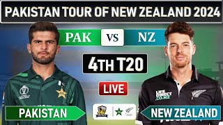 PAKISTAN vs NEW ZEALAND 4th T20 MATCH LIVE COMMENTARY  PAK vs NZ LIVE  PAK BATTING [upl. by Lupita]