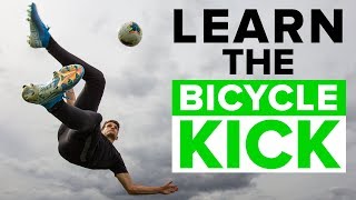 BICYCLE KICK TUTORIAL  Master these football skills [upl. by Alilad976]