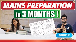 Why You Can Complete UPSC Mains Preparation in 3 Months  Complete Strategy  Sleepy Classes [upl. by Willette372]