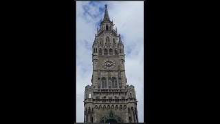 Marienplatz Munich Germany A Beautiful Main Square with Stunning Architecture [upl. by Aryahay]