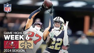 Tampa Bay Buccaneers vs New Orleans Saints  2024 Week 6 Game Highlights [upl. by Stein]