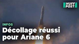 La fusée Ariane 6 a presque réussi son vol inaugural [upl. by Glen925]