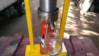 home made coconut oil machineDIY [upl. by Eibob]