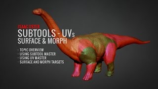 ZBrush Subtools UVs Surface and Morph Full Tutorial at BadKingcomau [upl. by Radmen650]