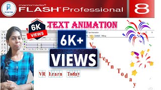 macromedia flash 8 text animation [upl. by Emanuela381]