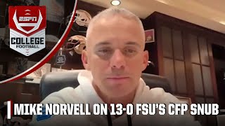 FSUs Mike Norvell on CFP snub I was just hurt for our players  ESPN College Football [upl. by Sherlocke850]