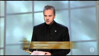 Tim Robbins Wins Supporting Actor 2004 Oscars [upl. by Namhar443]