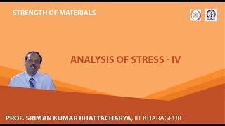 Analysis of Stress  IV [upl. by Nali]