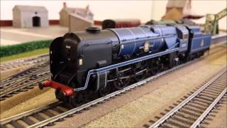 Hornby R2171 DCC Fitted Rebuilt Merchant Navy Class 35005 “Canadian Pacific” In BR Blue H33459 [upl. by Tita]