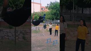 Mnit girls react on calisthenics 😱 🤩 calisthenics girlreaction [upl. by Hanala]