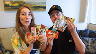 Hersheys World Chocolate Taste Test with My Boyfriend [upl. by Ambler]