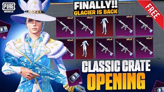 😱M416 GLACIER BACK IN CLASSIC CRATES  FREE CRATES OPENING [upl. by Arnuad616]