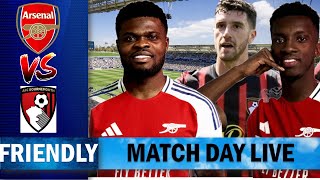 Partey amp Nketiah Start  Arsenal Vs Bournemouth  Match Day Live [upl. by Eelsew324]