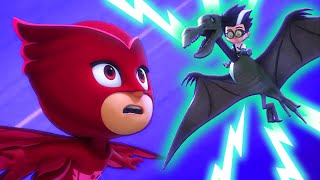 PJ Masks in Hindi  Owlettes Terrible Pterodactyl Trouble हिंदी Kahaniya  Hindi Cartoons for Kids [upl. by Ahsenauj436]