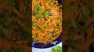 Recette facile  salade de carotte crusine raw vegan food recette [upl. by Tryck]