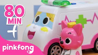 Mix  Ambulancia al Rescate y más  Súper Equipo de Rescate Pinkfong Cuentos y Canciones Infantiles [upl. by Alleciram]