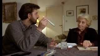 Nanni Moretti smokes giant joint because Berlusconi got elected scene from Aprile [upl. by Edyak]