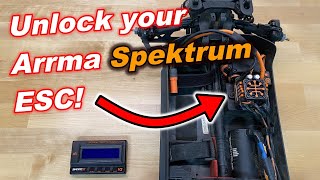 Unlock your Spektrum Firma ESC Arrma Axial Horizon Hobby firmware upgrade [upl. by Gibbons]