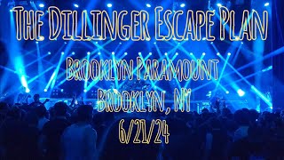 The Dillinger Escape Plan live  Return to NYC partial set  Paramount  Brooklyn NY 62124 [upl. by Grote]