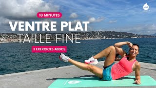 3 exercices  Abdos VENTRE PLAT et TAILLE FINE 🤸 10 min  Jessica Mellet  Move Your Fit [upl. by Bertsche713]