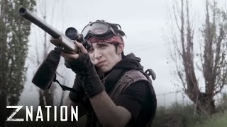 Z NATION  Season 3 Episode 1 Grindhouse Style  SYFY [upl. by Alston619]