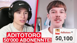 Aditotoro 50000 ABONENNTE 😍 REALTALK 🤔 Maelo Livestream Highlights [upl. by Streeto788]