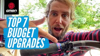 Top 7 Budget Mountain Bike Upgrades  Customise Your MTB [upl. by Nwahsir]