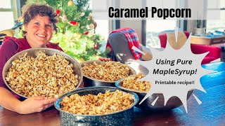 Old Fashioned Caramel Popcorn No Corn Syrup [upl. by Siram166]