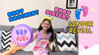 Baby Sibling Gender Reveal  Zaynes Learning and Gaming Club [upl. by Alban]