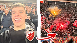 The SCARIEST Away Day In Europe At Red Star Belgrade… [upl. by Kurr283]