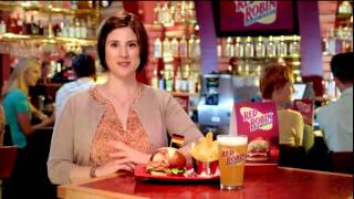 Melanie Paxson Red Robin Oktoberfest Burger TV Spot [upl. by Tamis]