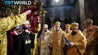 Ukraine Church Epiphanius enthroned as head of Orthodox church [upl. by Winter]