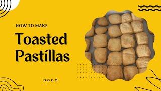 Rome Bakes  Easy Toasted Pastillas Recipe [upl. by Green]