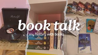 BOOK TALK  bookshelf reorganization records collection history with books [upl. by Inohs]