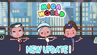 Miga Town My World  NEW UPDATE BRAND NEW GYM [upl. by Ecille]