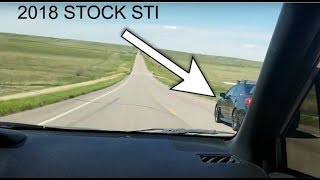 2017 STAGE 2 WRX vs STOCK 2018 STI  TheWRXChannel [upl. by Perni]