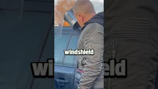 Never pour hot water on frozen windshield [upl. by Glasgo]