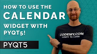 How To Use The Calendar Widget  PyQt5 GUI Thursdays 34 [upl. by Archibald]